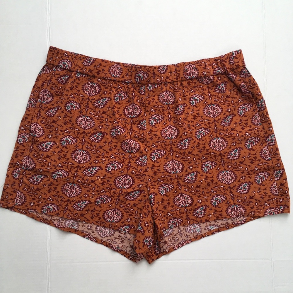 NWT Madewell Shorts - XL Floral Print Pull On